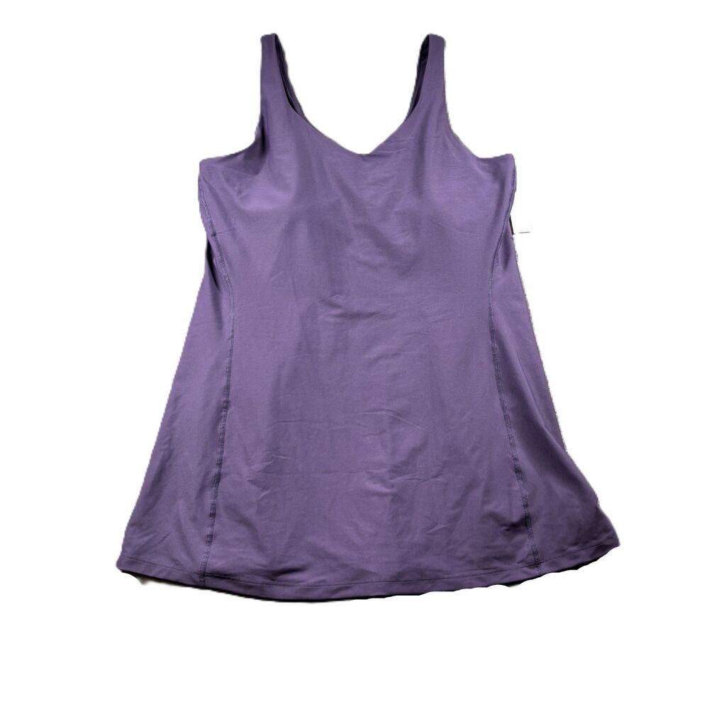 Old Navy Active Women Powersoft Go Dry Dress NEW Built in Shorts Purple XL G208